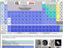 Tablet Screenshot of images-of-elements.com